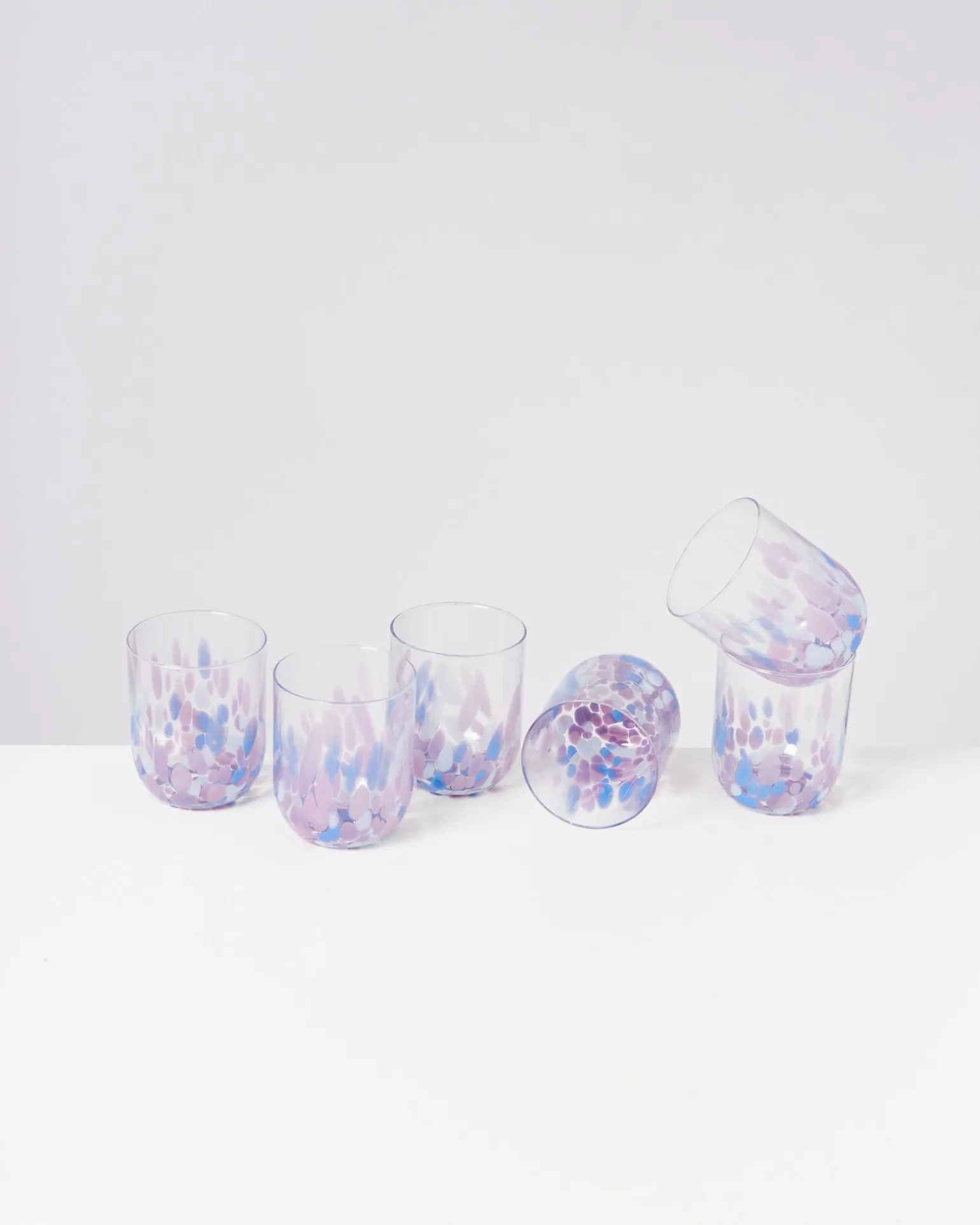 Store Motel a Miio Alegria - Set Of 6 Glasses Large c drops lila