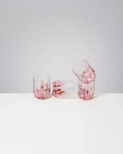 Cheap Motel a Miio Alegria Set Of 4 Glass Large drops amber pink