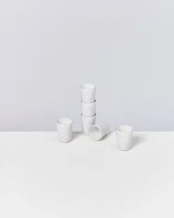 Clearance Motel a Miio Areia - Set Of 6 Espressocups white