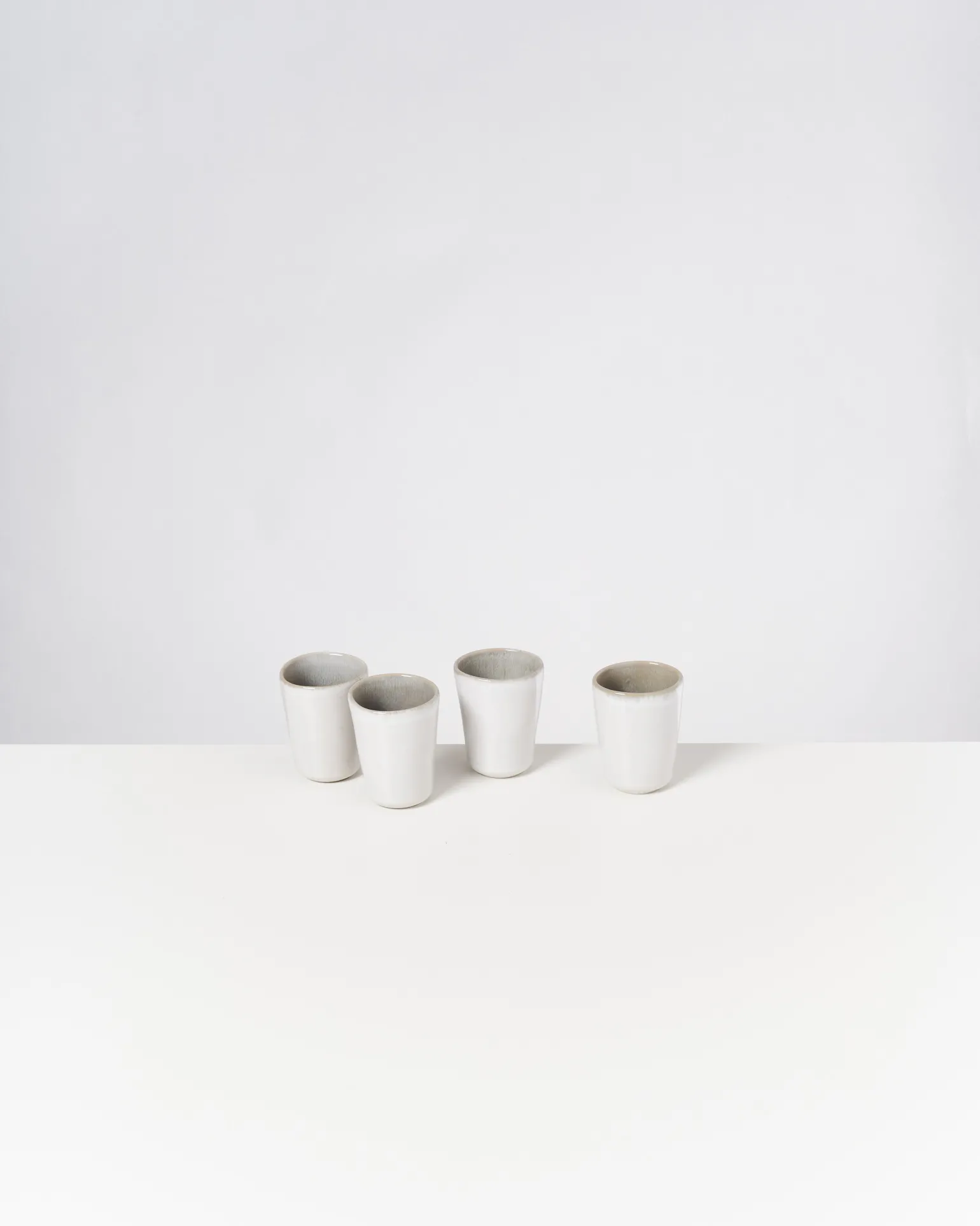 New Motel a Miio Areia - Set Of 4 Espressocups Grey Gray