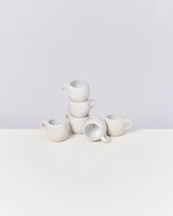 Discount Motel a Miio Areia - Set Of 6 Espressomugs white