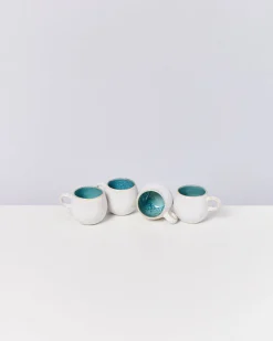 Cheap Motel a Miio Areia - Set Of 4 Espressomugs aqua