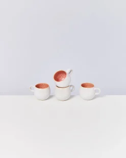 Fashion Motel a Miio Areia - Set Of 4 Espressomugs pink