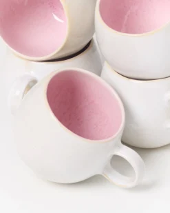 Discount Motel a Miio Areia - Set Of 6 Mugs Big rose