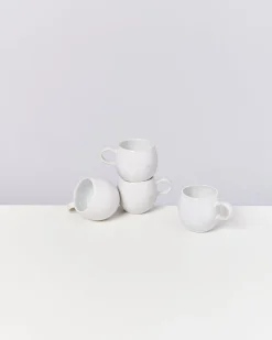 Store Motel a Miio Areia - Set Of 4 Mugs Small white