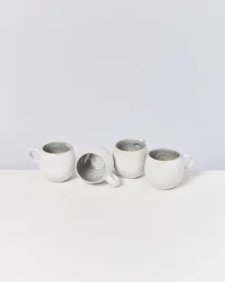 Hot Motel a Miio Areia - Set Of 4 Mugs Small Grey Gray