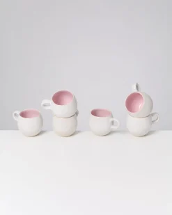 Best Motel a Miio Areia - Set Of 6 Mugs Small rose