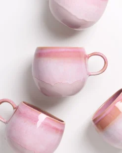 Fashion Motel a Miio Bica - Set Of 4 Mugs Big pink