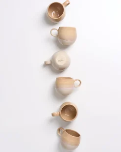 New Motel a Miio Bica 6er Set Tasse Klein sand