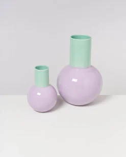 Clearance Motel a Miio Bola Vase L - Lilac Green pastel mint purple