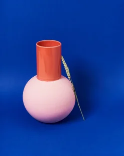 Clearance Motel a Miio Bola Vase L - rose coral
