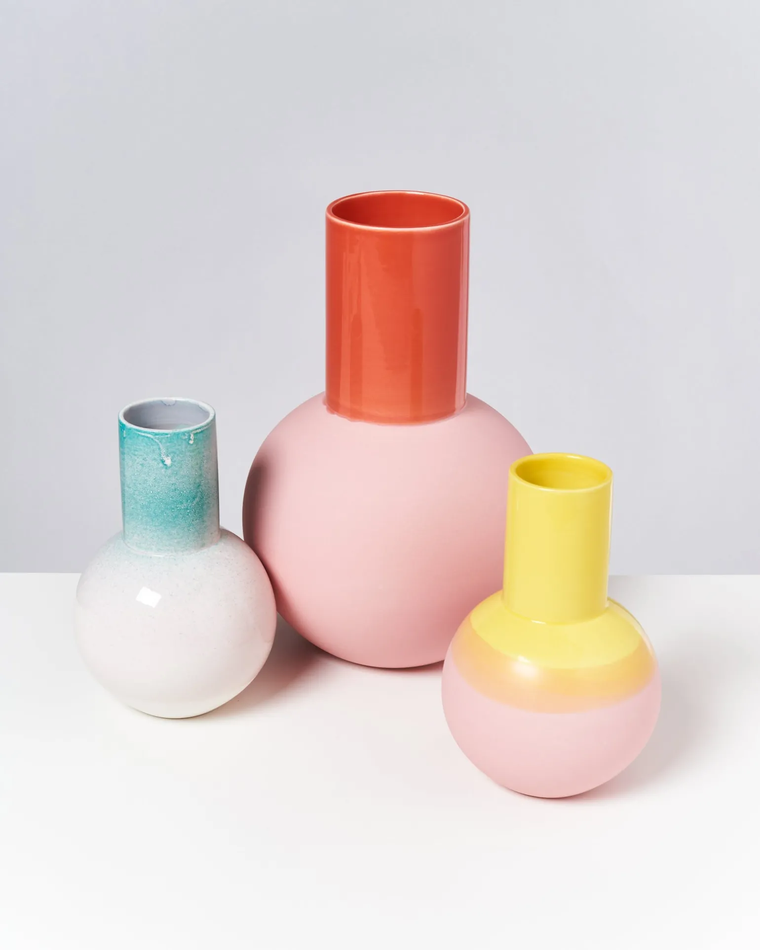 Clearance Motel a Miio Bola Vase L - rose coral