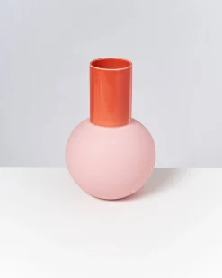 Clearance Motel a Miio Bola Vase L - rose coral