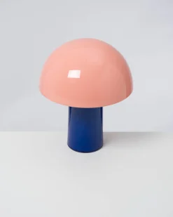 Hot Motel a Miio Cogumelo - Ceramic Lamp Pink Blue rosa blau
