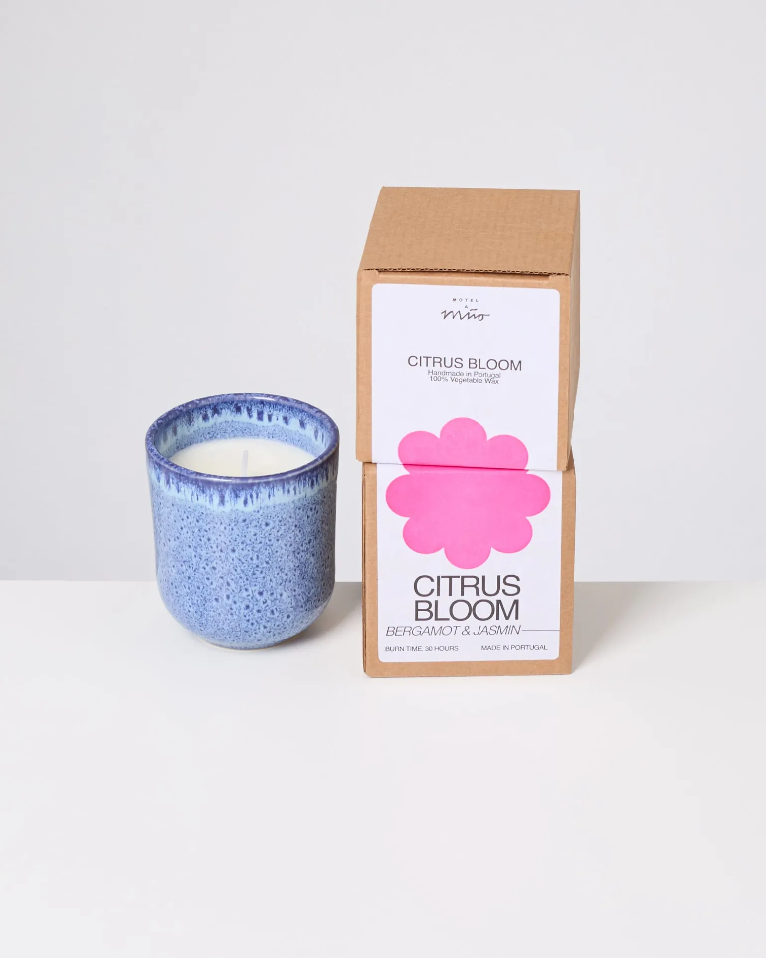 New Motel a Miio Copa Alto - Scented Candle “Citrus Bloom” royal blue