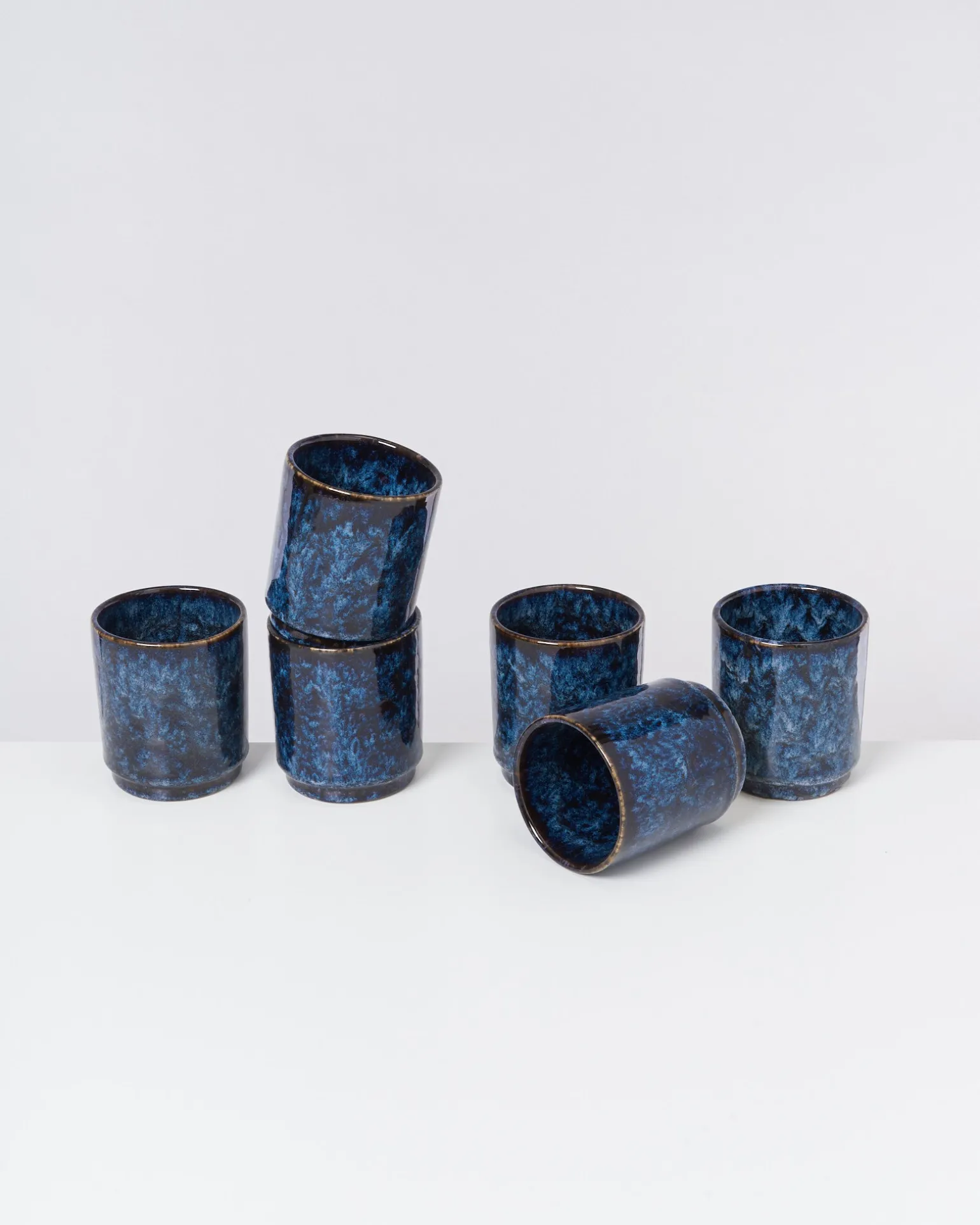 Clearance Motel a Miio Cordoama - Set Of 6 Cups Small dark blue