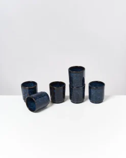 Clearance Motel a Miio Cordoama - Set Of 6 Cups Small dark blue