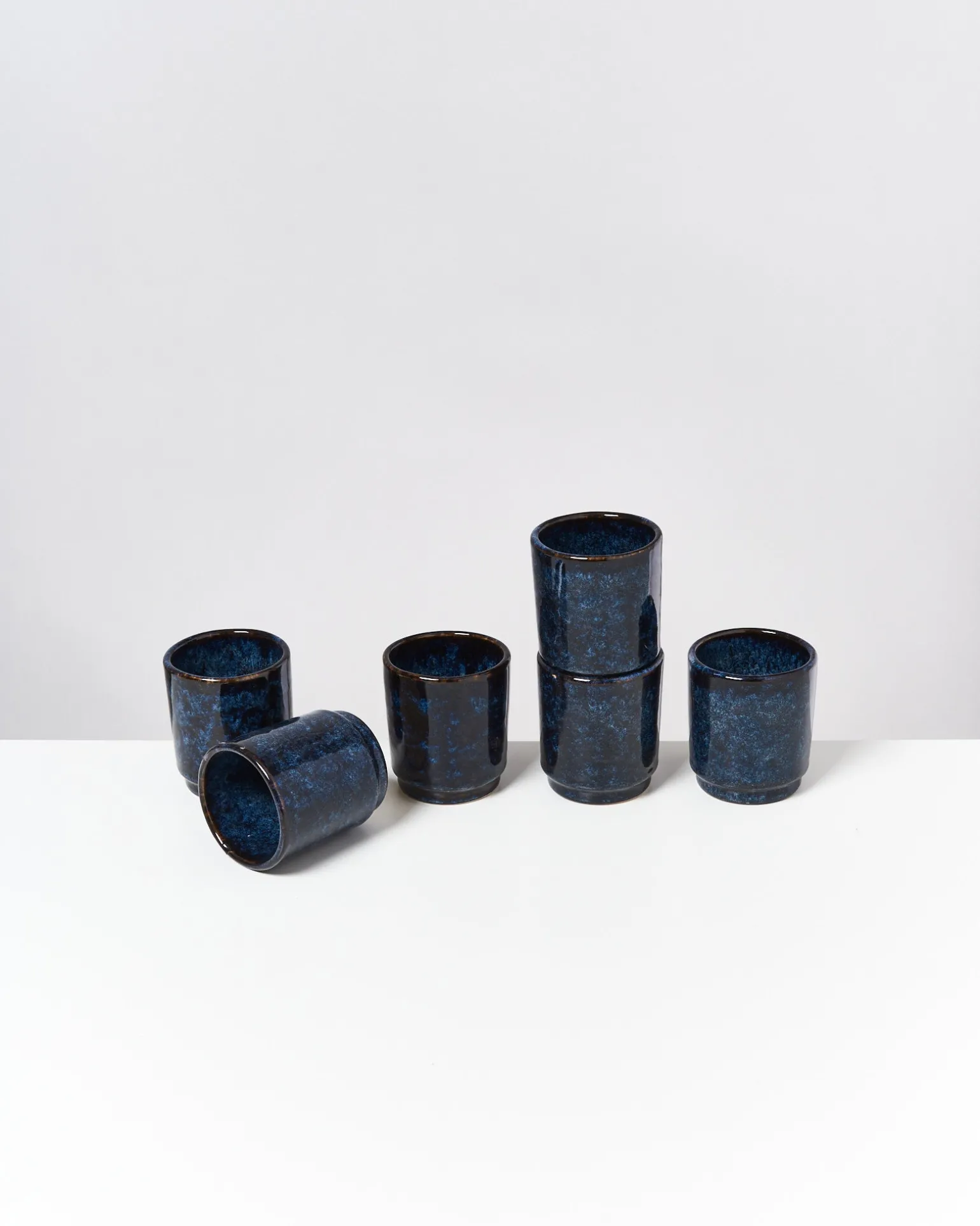 Clearance Motel a Miio Cordoama - Set Of 6 Cups Small dark blue