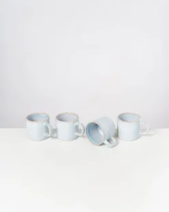 Flash Sale Motel a Miio Cordoama - Set Of 4 Mugs Small azure
