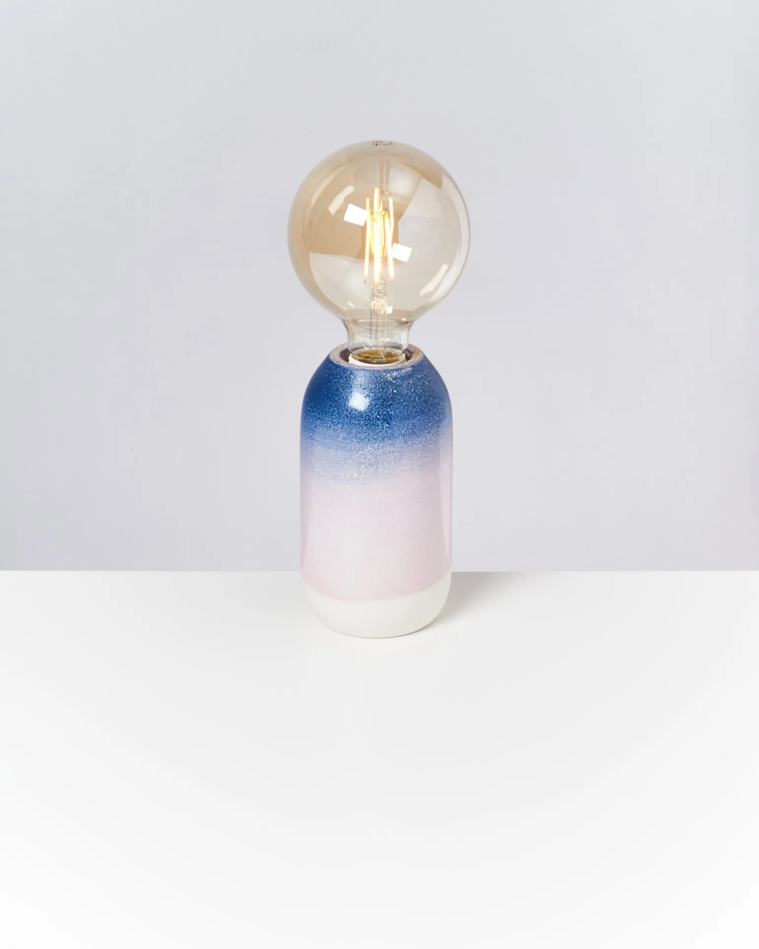 Clearance Motel a Miio Farol - Lamp Blue Rose Speckled blue pink speckled