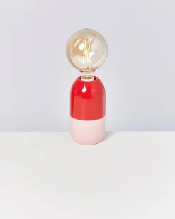 Online Motel a Miio Farol - Lamp red rose