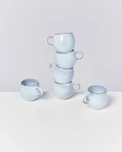 Online Motel a Miio Frio - Set Of 6 Mugs Small blau weiß