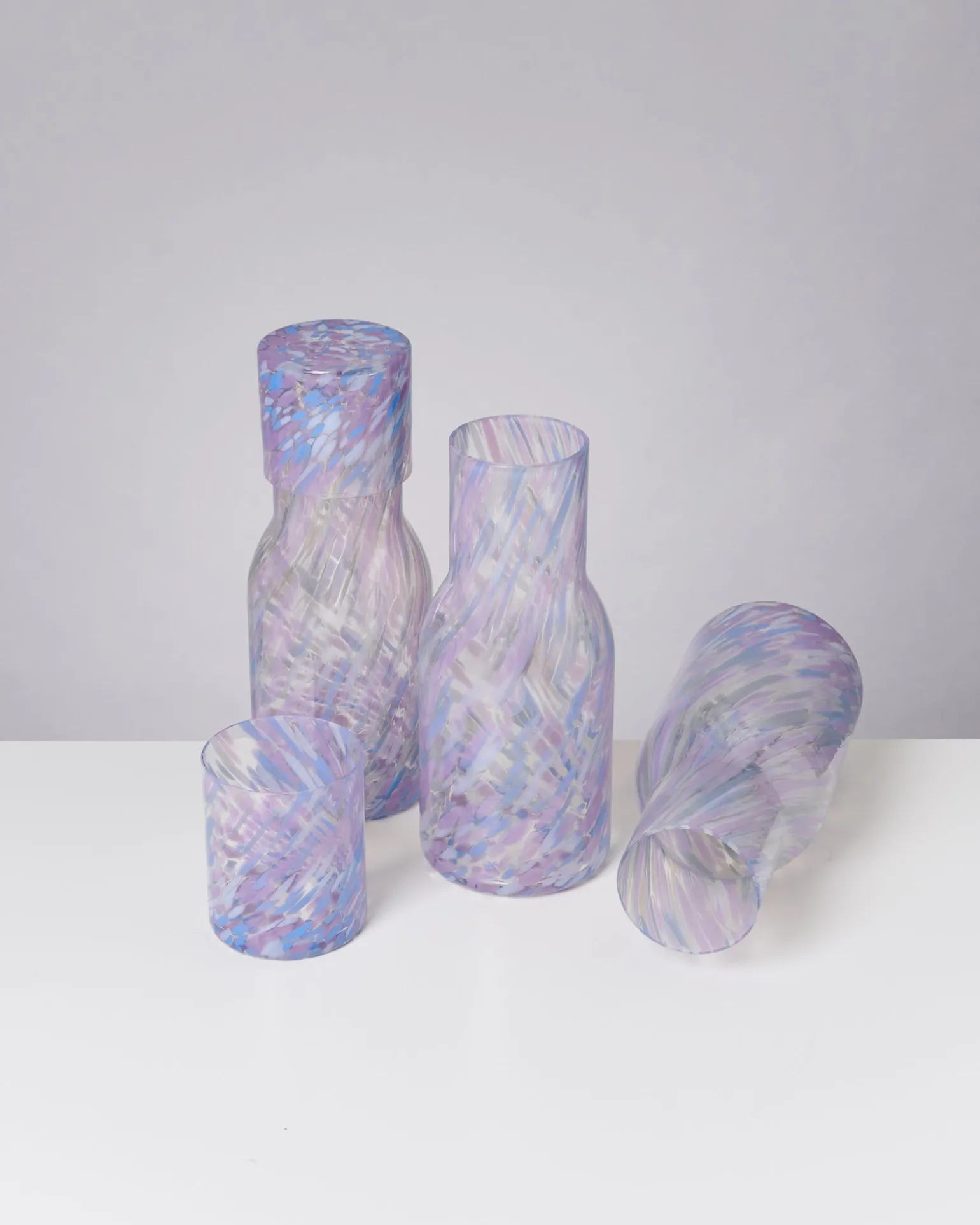 Fashion Motel a Miio Joia - Decanter Drops Blue Lilac blau lila