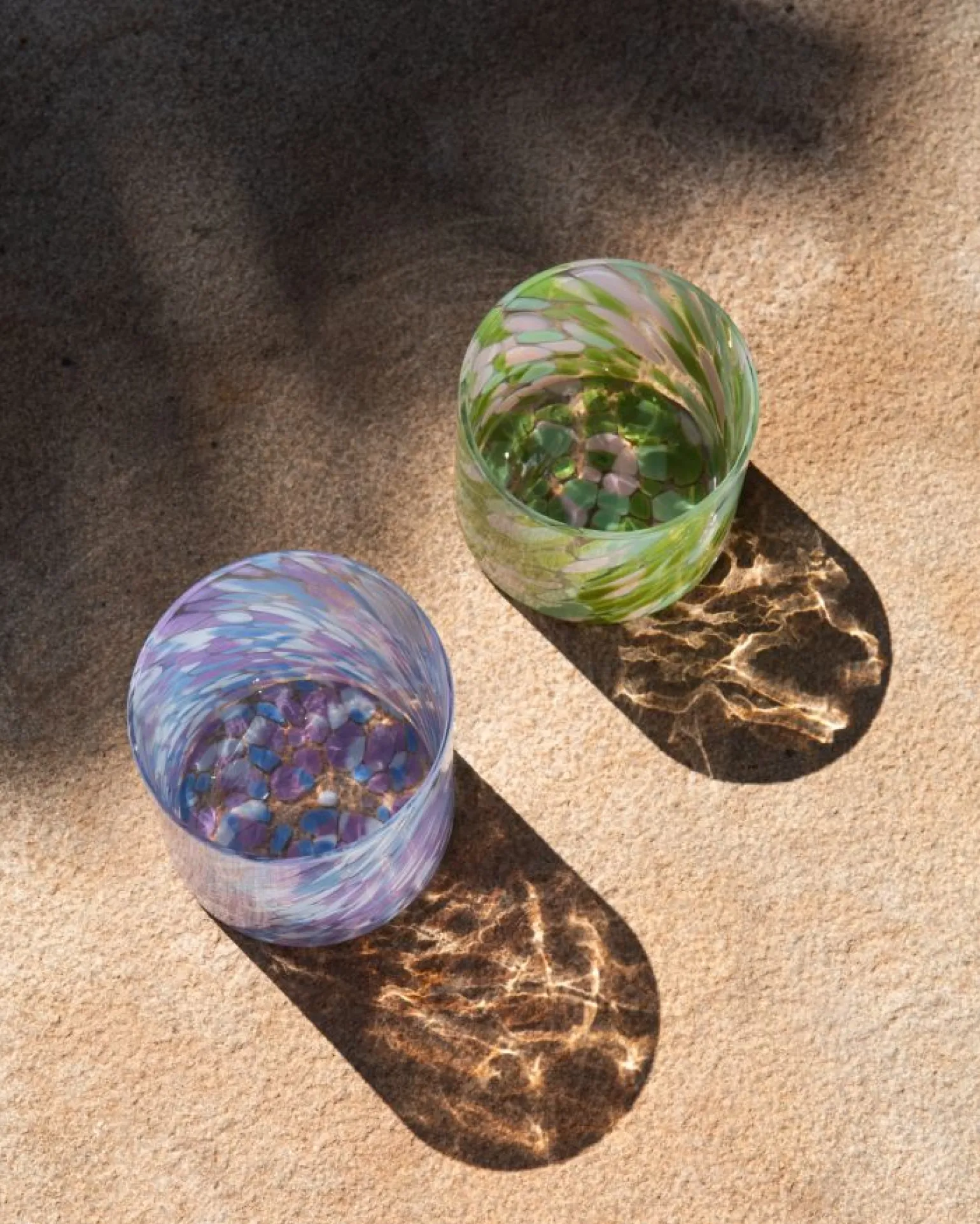 New Motel a Miio Joia - Glass Large Drops blue lilac