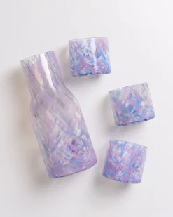 Best Motel a Miio Joia - Glass Small Drops Blue Lilac blau lila