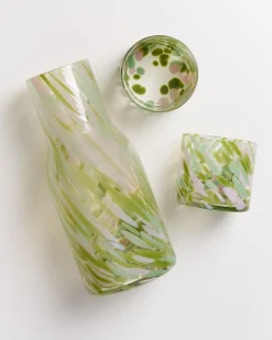 Clearance Motel a Miio Joia - Glass Small Drops Green Pink grün rosa