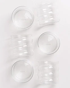 Best Motel a Miio Joia - Set Of 6 Glasses Bubble Classic transparent