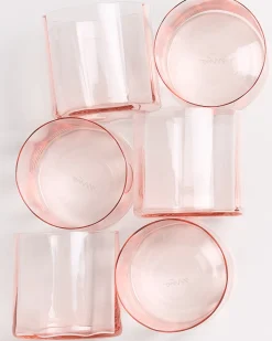 Store Motel a Miio Joia - Set Of 6 Glasses Flower pink opal