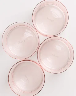 Hot Motel a Miio Joia - Set Of 4 Glasses Large Bubble pink opal