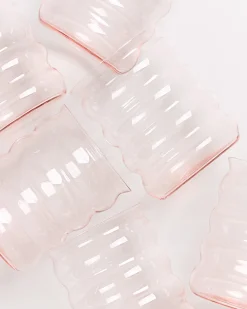 Discount Motel a Miio Joia - Set Of 6 Glasses Large Bubble pink opal