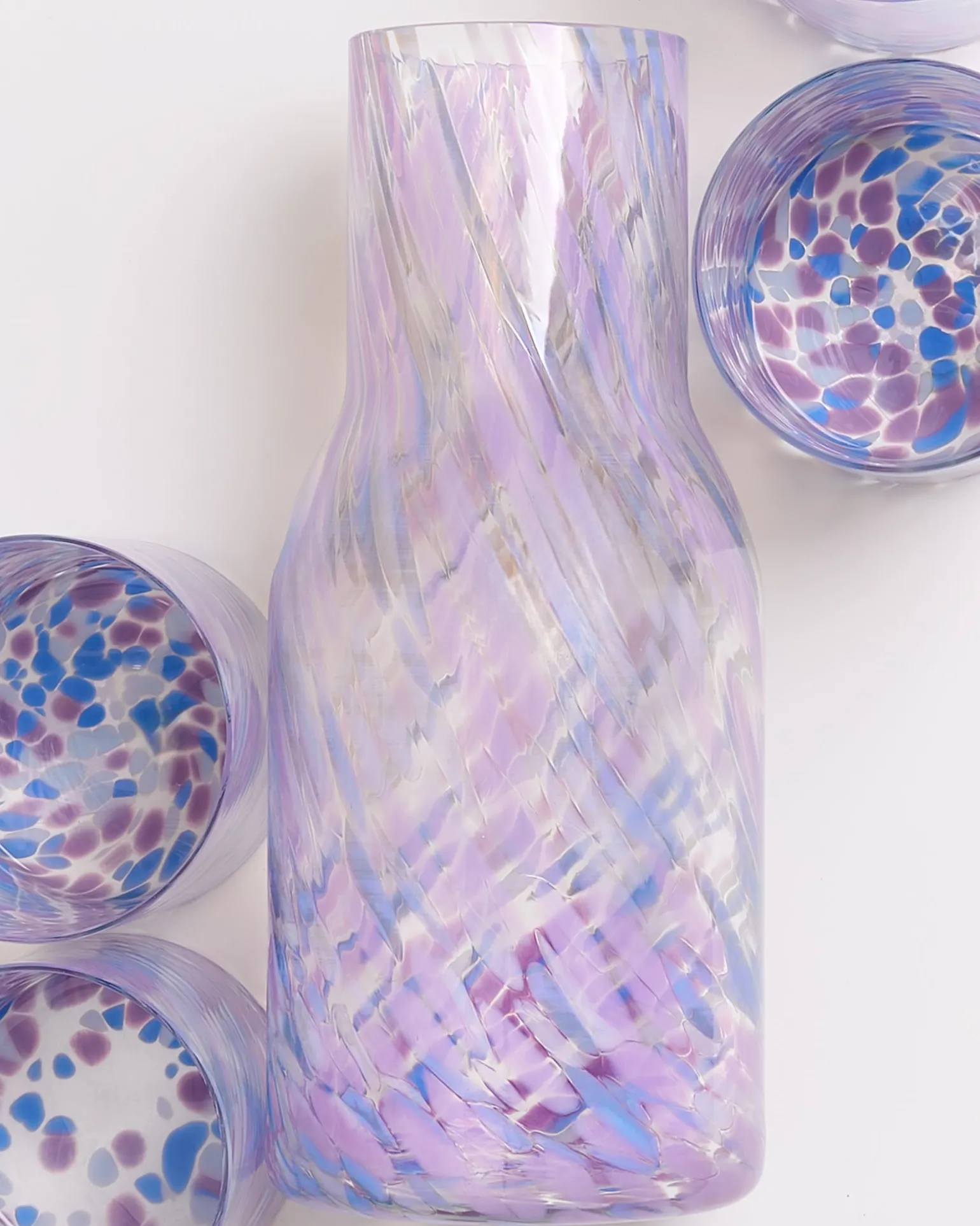 Outlet Motel a Miio Joia Drops - Set Of 5 Pieces Big Blue Lilac blau lila