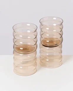 Flash Sale Motel a Miio Joia 4er Set Glas Bubble bronze