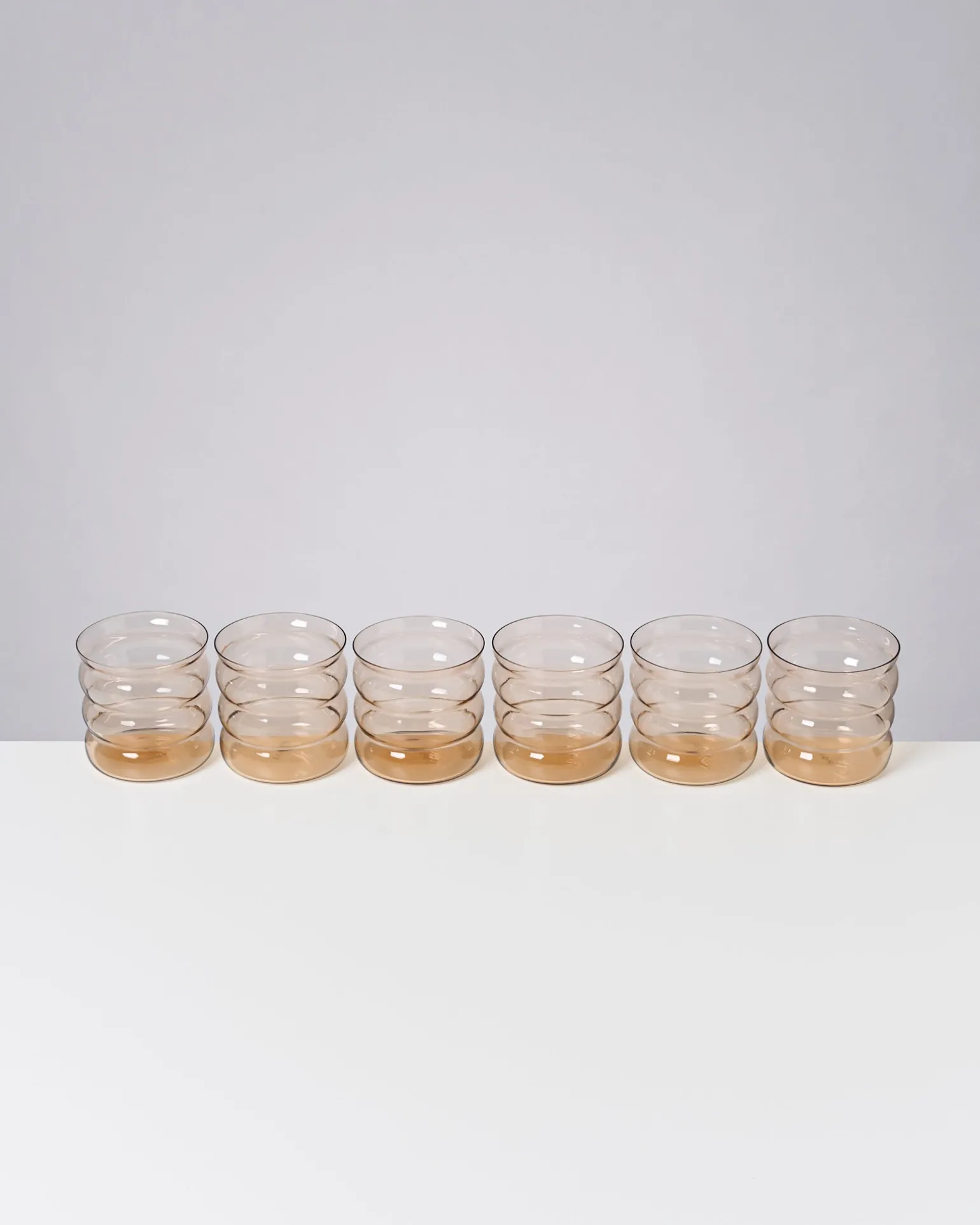 Shop Motel a Miio Joia 6er Set Glas Bubble bronze