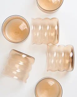 Shop Motel a Miio Joia 6er Set Glas Bubble bronze