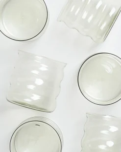 Sale Motel a Miio Joia 6er Set Glas Bubble smaragd