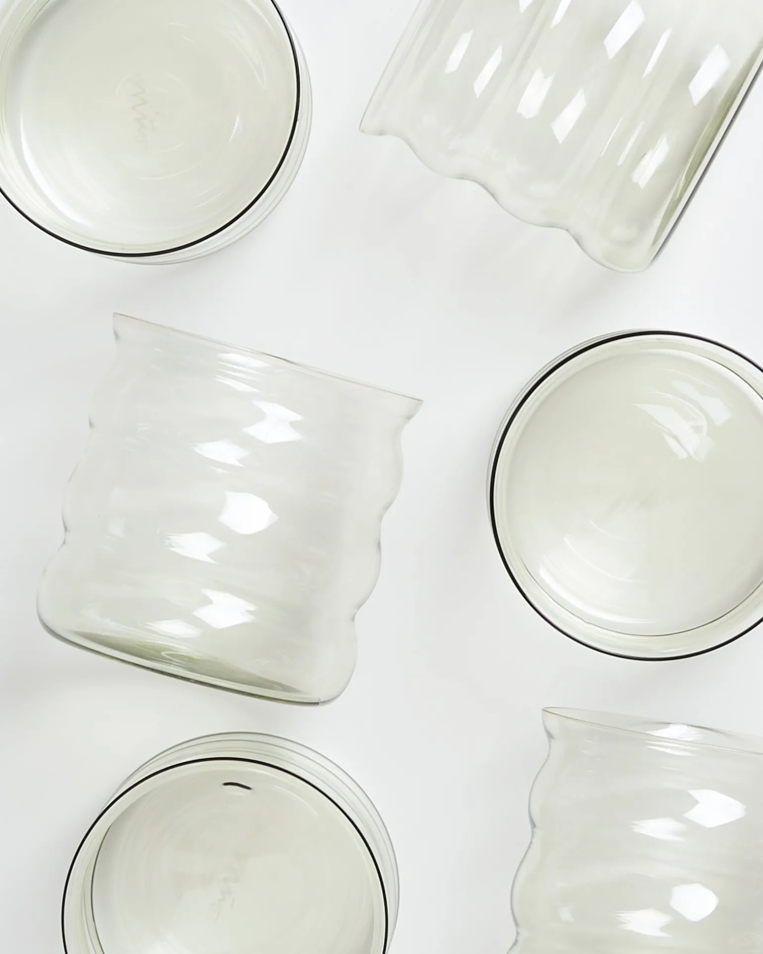 Sale Motel a Miio Joia 6er Set Glas Bubble smaragd