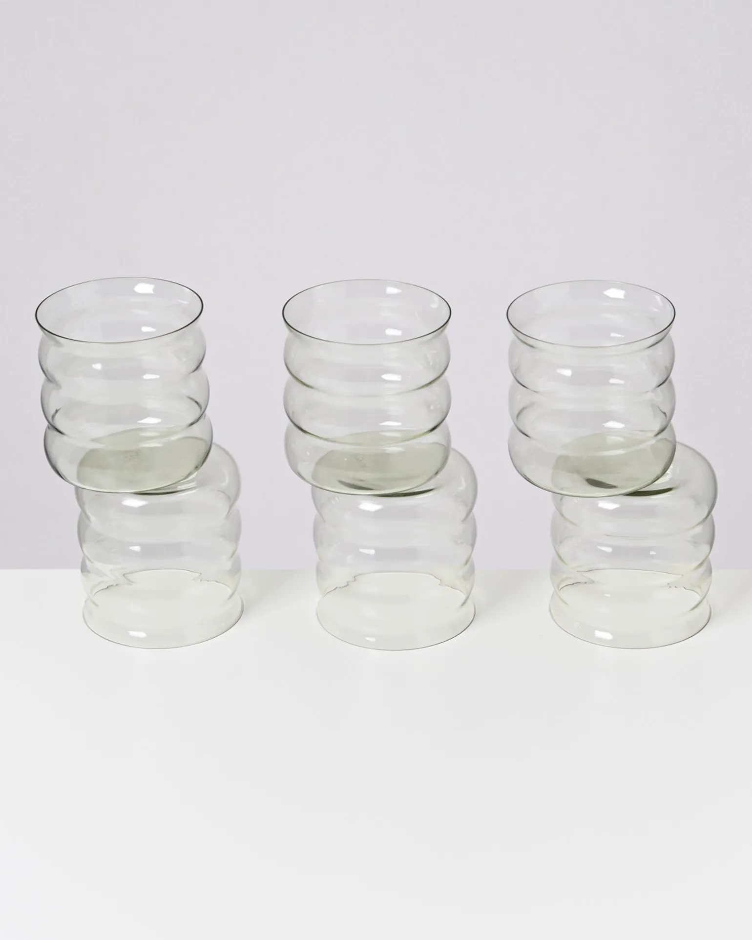 Sale Motel a Miio Joia 6er Set Glas Bubble smaragd