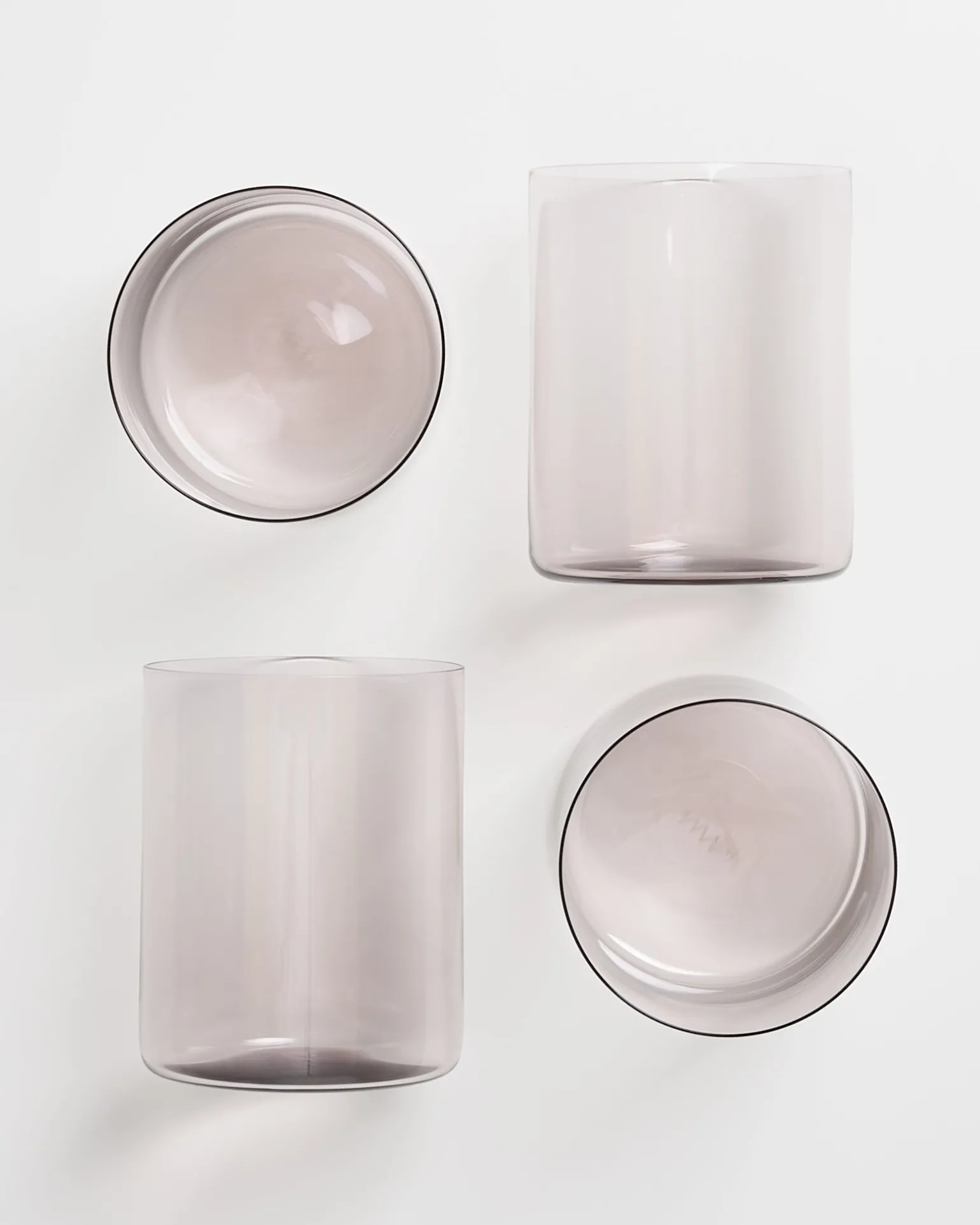 Hot Motel a Miio Joia 4er Set Glas Groß amethist