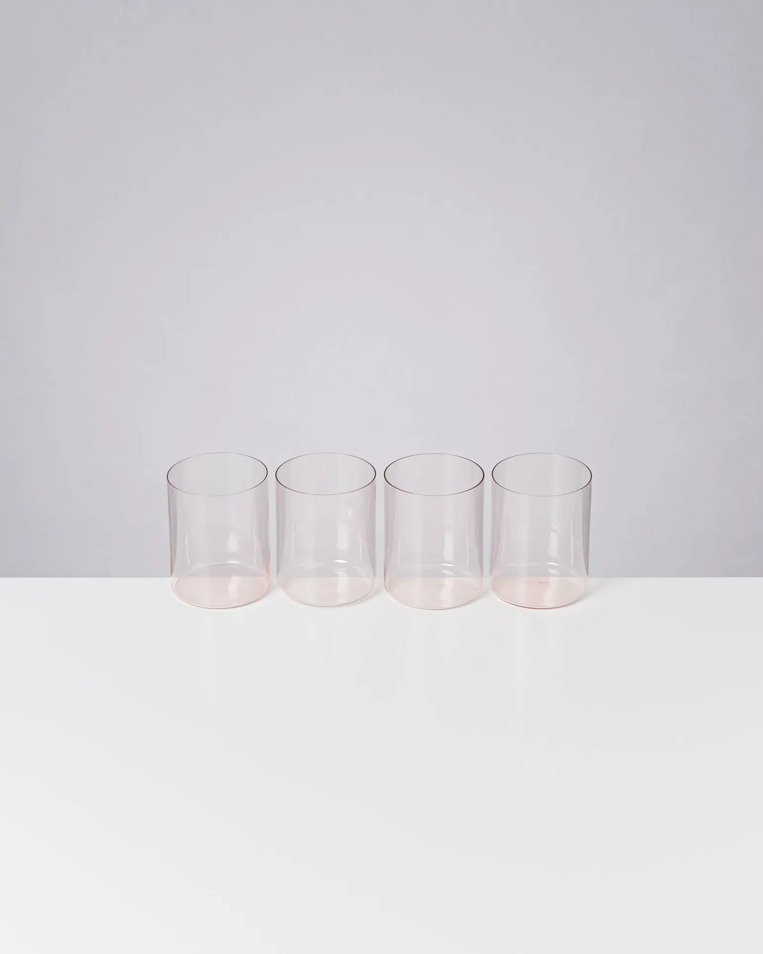 Shop Motel a Miio Joia 4er Set Glas Groß pink opal