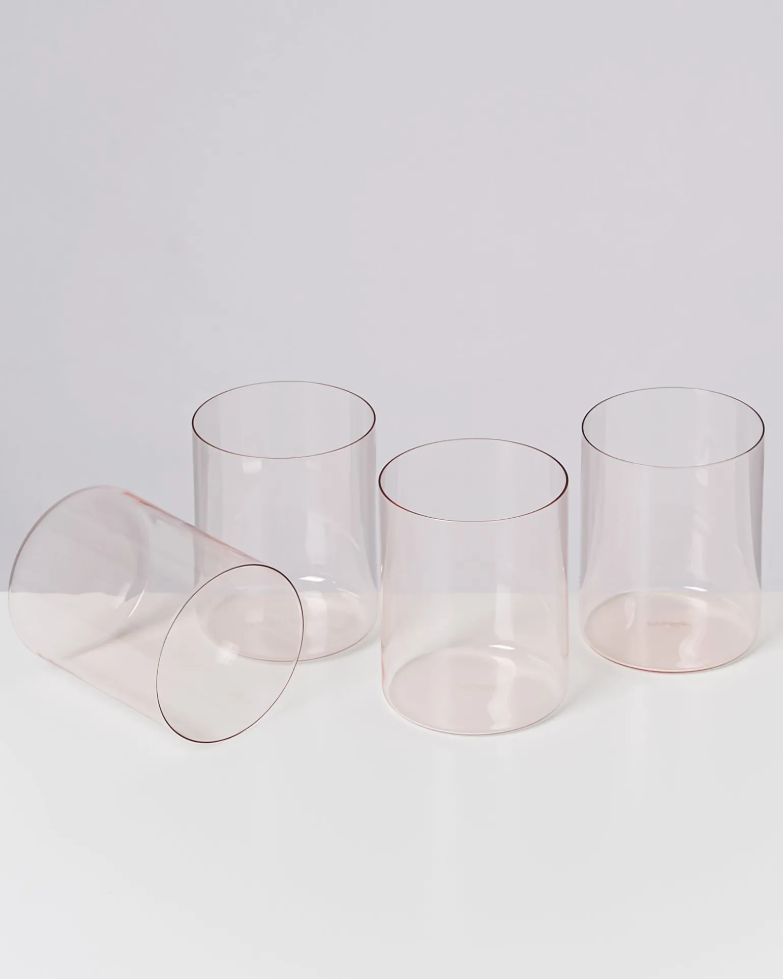 Shop Motel a Miio Joia 4er Set Glas Groß pink opal