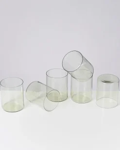 Shop Motel a Miio Joia 6er Set Glas Groß smaragd