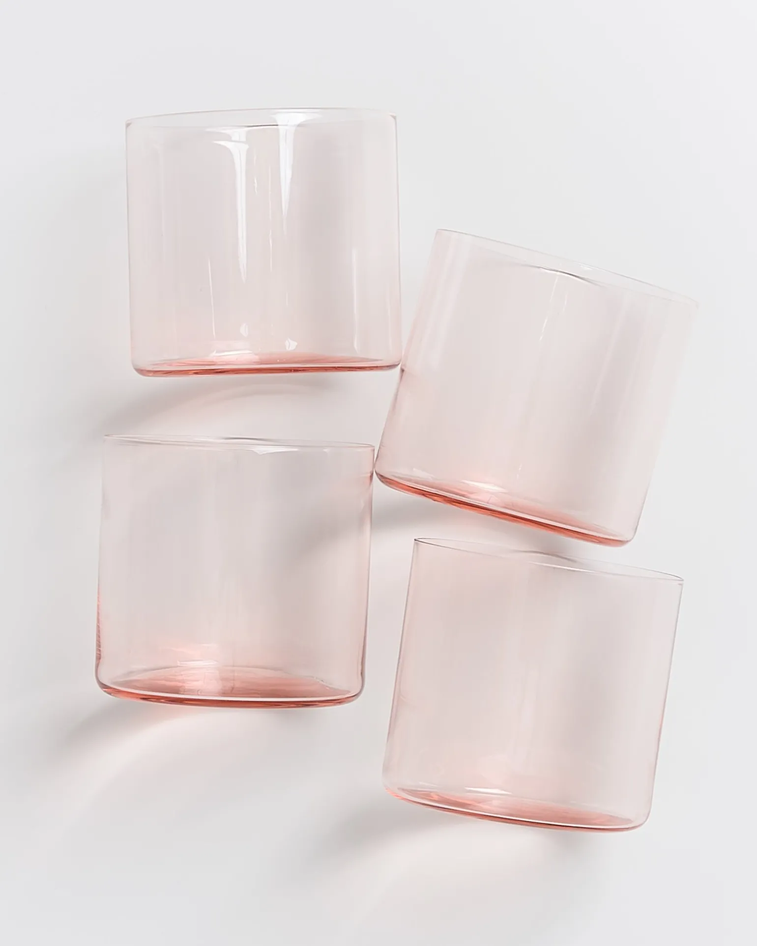 Best Motel a Miio Joia 4er Set Glas Klein pink opal