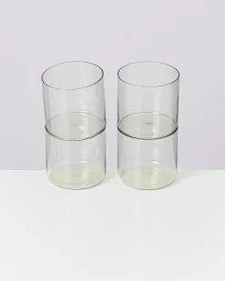 Best Motel a Miio Joia 4er Set Glas Klein smaragd