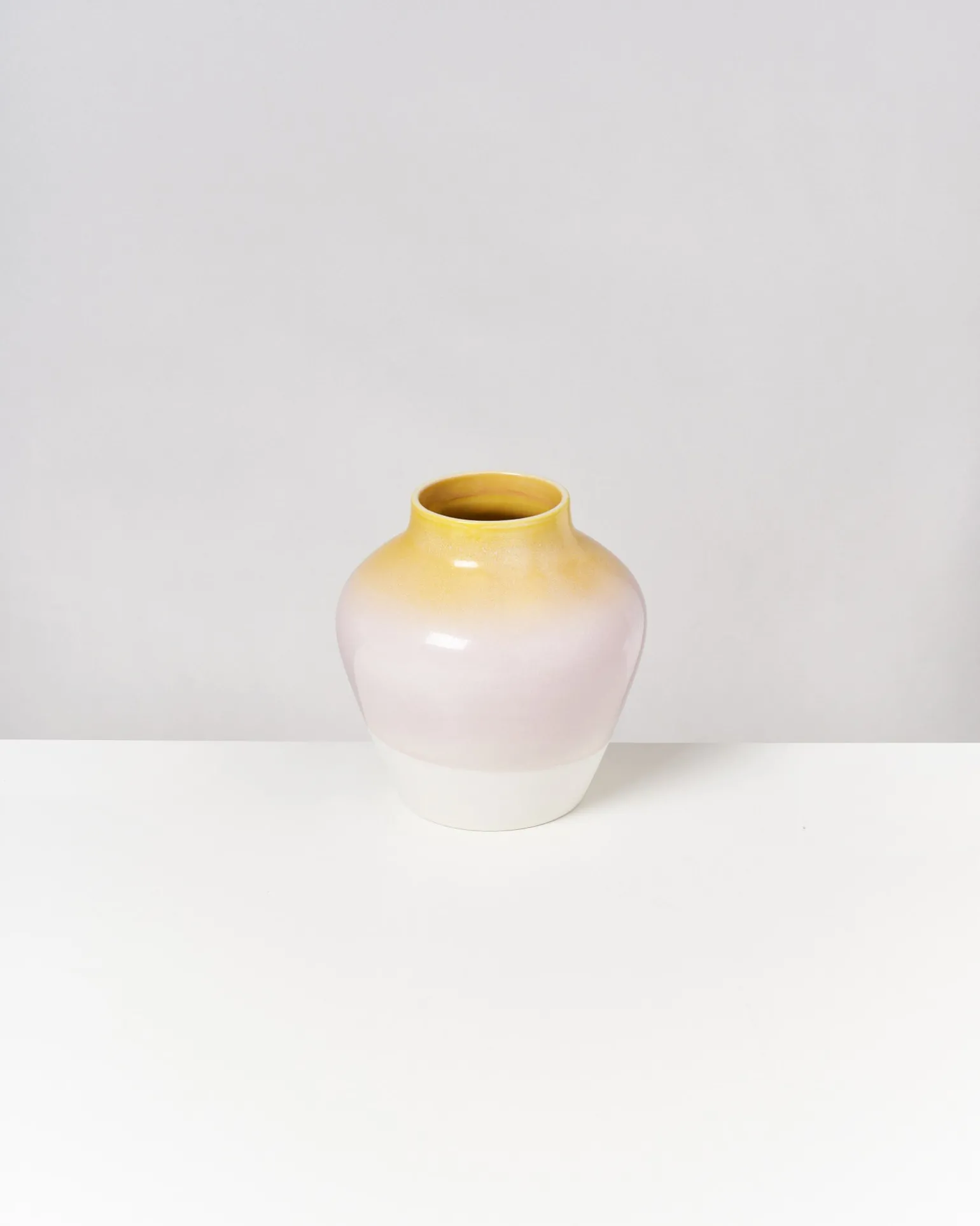 New Motel a Miio Madalin Vase - Yellow Rose Speckled yellow speckled with pink