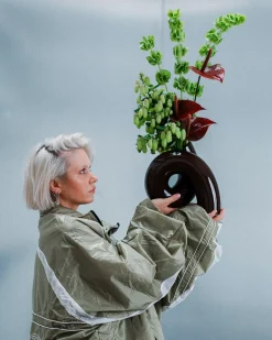 Flash Sale Motel a Miio X Ju Schnee Viparita Vase L mokka