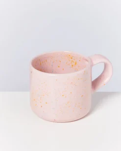 Sale Motel a Miio Nódoa - Set Of 4 Mugs Pink Speckles rosa gesprenkelt